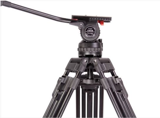 V150 TYSTVideo trípode de fibra de carbono para grabación de vídeo/película/película