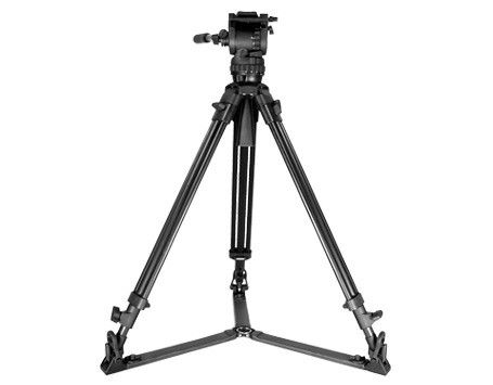 Tripod de cuenco de 75 mm para elevación profesional de cámaras Alturas de 780 mm-1700 mm, incluida la PTZ