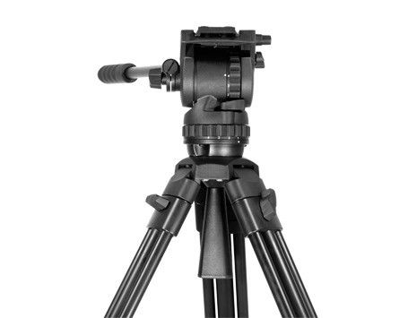 Tripod de cuenco de 75 mm para elevación profesional de cámaras Alturas de 780 mm-1700 mm, incluida la PTZ