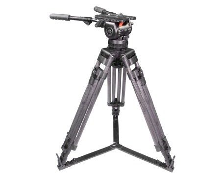 Bolso suave estándar V150 TYSTVideo Tripod profesional de fibra de carbono para grabación de video