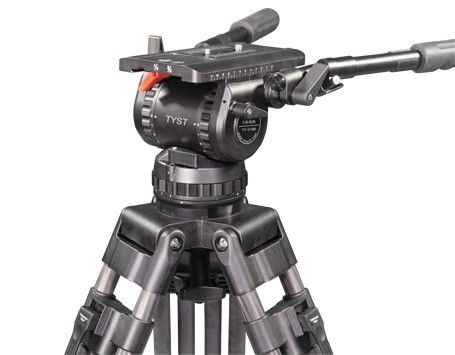 Bolso suave estándar V150 TYSTVideo Tripod profesional de fibra de carbono para grabación de video