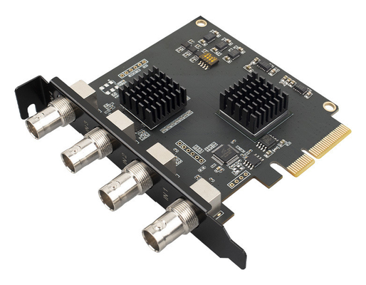 Tarjeta de captura de vídeo TY4SDI de 4 canales SDI 1080P 60fps para una solución de ahorro de espacio