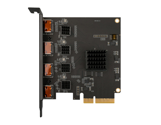 Tarjeta de captura de vídeo HD-SDI de 4 canales para Xos X 1920x1080 Windows 10 de grado profesional