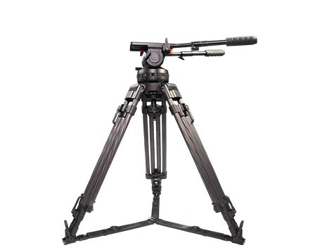 V600 Teleprompter de cámara profesional Bolso de transporte de trípode de fibra de carbono para grabación de video