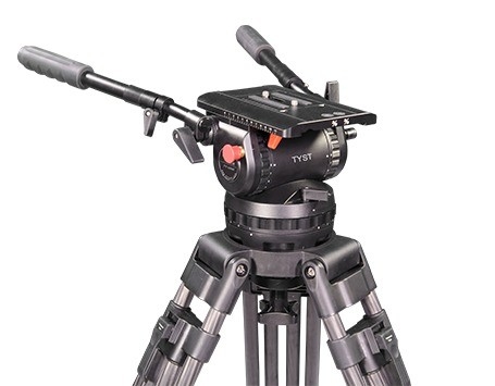 V600 Teleprompter de cámara profesional Bolso de transporte de trípode de fibra de carbono para grabación de video