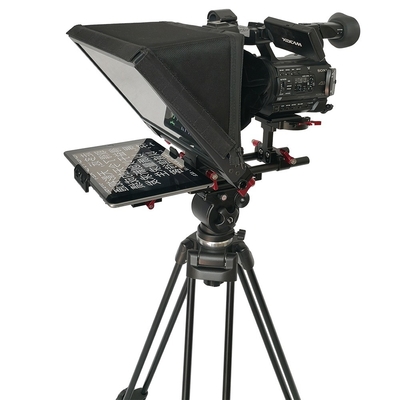 Teleprompter de tabletas portátiles de 7-13 pulgadas para grabación de vídeo DSLR y transmisión en vivo