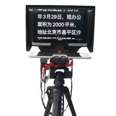 Teleprompter portátil para tabletas transmisión en vivo 7.8kg 7&quot; 11&quot; 13&quot; TY330