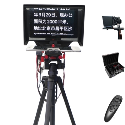 Teleprompter portátil para tabletas transmisión en vivo 7.8kg 7&quot; 11&quot; 13&quot; TY330