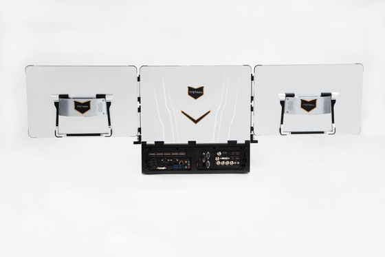 3 pantallas transmisión en vivo de transmisión todo en uno máquina por TYST con 17,3&quot; Monitor