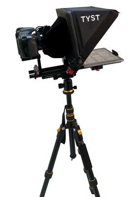 Kit de Teleprompter de tabletas de 7-13 pulgadas con pantalla de recubrimiento de resaltos de TYSTVideo y peso de 8 kg