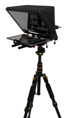 Kit de Teleprompter de tabletas de 7-13 pulgadas con pantalla de recubrimiento de resaltos de TYSTVideo y peso de 8 kg
