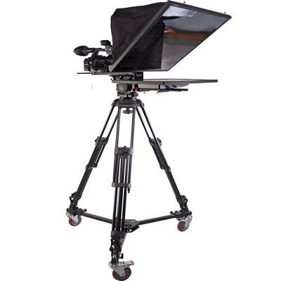 Kit de teleprompter de 2 mm para estudio de transmisión de 24 pulgadas y distancia de 10-30 pies