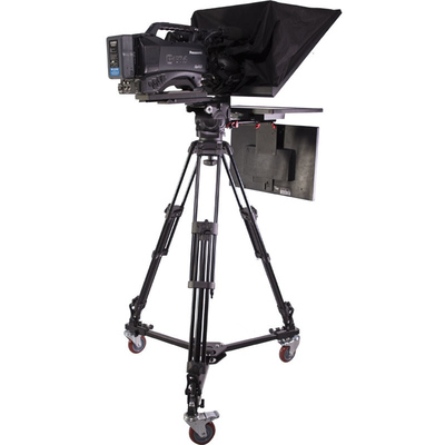 Teleprompter de estudio de ventas con control remoto de Teleprompter Monitor y software libre
