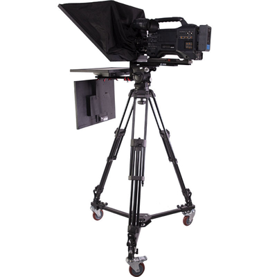 Teleprompter de estudio de ventas con control remoto de Teleprompter Monitor y software libre