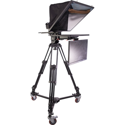 Teleprompter de estudio de ventas con control remoto de Teleprompter Monitor y software libre