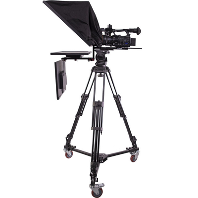 Teleprompter de estudio de ventas con control remoto de Teleprompter Monitor y software libre