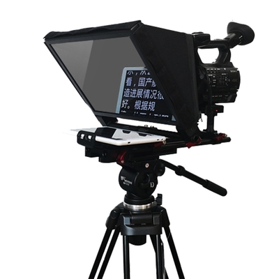 7-13 pulgadas de soporte para tabletas TYSTVideo Teleprompter Kit con pantalla de recubrimiento de resaltes