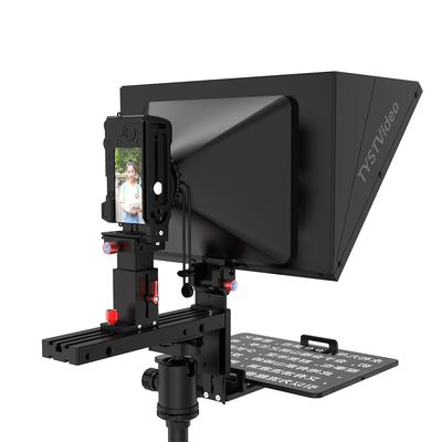 Teleprompter de teléfono móvil / tableta de 4-15 pulgadas con control remoto de TYST