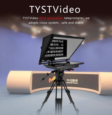 TYSTVideo Teleprompter Incorporado para Studio Room Win 7 Soportado 97% de transmisión de luz