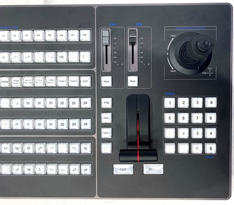 PTZ Input 4M/E TYST Panel de interruptores teclado Panel de control VMIX 4ME en tiempo real en vivo Sistemas de reproducción de movimiento lento