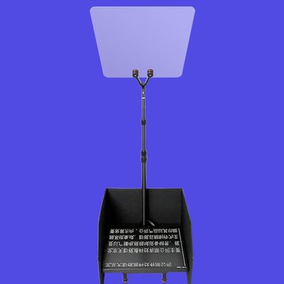 Teleprompter de 17 pulgadas de altura ajustable para videoconferencias de televisión y eventos en vivo