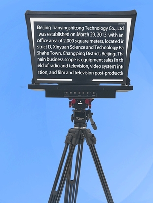 Teleprompter de noticias de transmisión de alto costo de 21 pulgadas con brillo de monitor de 1000 nit