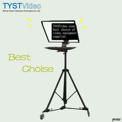 Teleprompter de deportes en vivo de 19 y 20 pulgadas con monitor de auto-prueba TS-200 10-30 pies Tystvideo