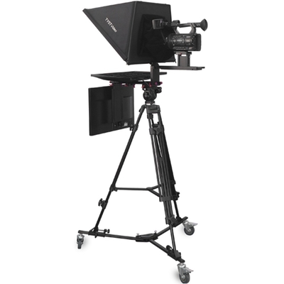 S240P Studio Teleprompter de doble monitor de 24 pulgadas con control remoto inalámbrico y vidrio templado
