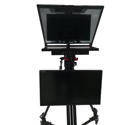 Prompter de estudio de transmisión en vivo de 24 pulgadas con computadora incorporada y soporte de video Bestview