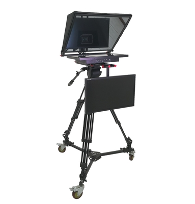 Prompter de estudio de transmisión en vivo de 24 pulgadas con computadora incorporada y soporte de video Bestview