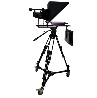 Prompter de estudio de transmisión en vivo de 24 pulgadas con computadora incorporada y soporte de video Bestview