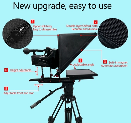 Teleprompter incrustado para grabación y transmisión de vídeo en Windows 7