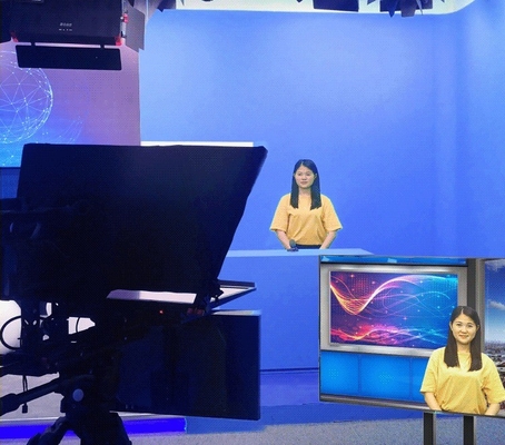 Teleprompter Flip de 24 pulgadas para monitor de estudio con alta transmisión de luz