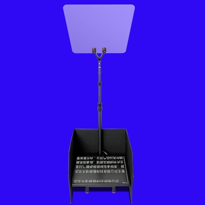 Teleprompter de 17 pulgadas para videoconferencias de televisión y eventos en vivo 97% de transmisión de luz