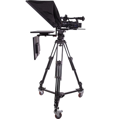 Teleprompter de pantalla doble de 22 pulgadas para interiores y exteriores en TYSTVideo