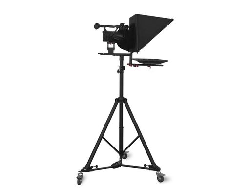 TS240 Teleprompter de transmisión de TV de 24 pulgadas de estudios VIDEO con controlador inalámbrico