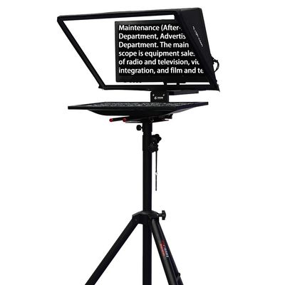 TS240 Teleprompter de transmisión de TV de 24 pulgadas de estudios VIDEO con controlador inalámbrico