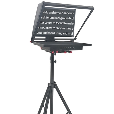 24 pulgadas de pantalla única de Prompter Auto-Espejo incorporado para Teleprompter Remote de Transmisión