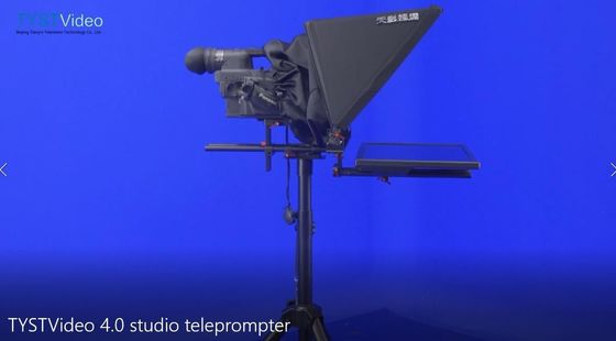 Teleprompter profesional de 24 pulgadas para cámara DV 1920 * 1080P Resolución remoto inalámbrico