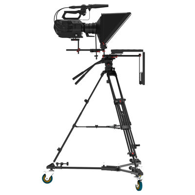 Teleprompter de voz LCD de 22 pulgadas para estudio profesional de transmisión de voz