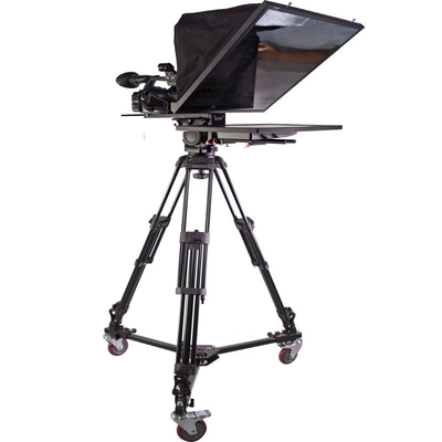 Teleprompter de estudio de transmisión de habla de 22 pulgadas con trípode de lanzador por TYSTVideo