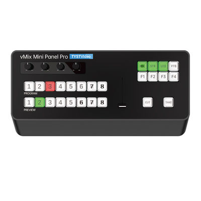 Panel de control de grabación y transmisión de vídeo TYSTV Vmix Mini Directing Switch Keyboard