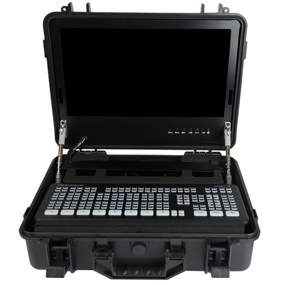 Caso de transporte negro profesional para el conmutador portátil y protector Blackmagic ATEM