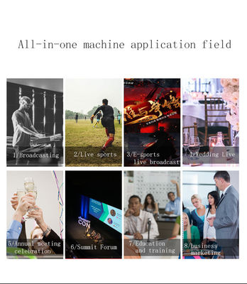 Interruptor de transmisión de transmisión en vivo todo en uno 17.3 Monitor Estación de video portátil con 1T ROM