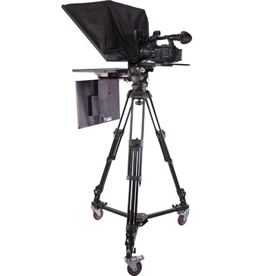 Teleprompter de doble monitor de 24 pulgadas para transmisión en vivo de voz OEM