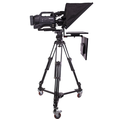 Teleprompter de doble monitor de 24 pulgadas para transmisión en vivo de voz OEM