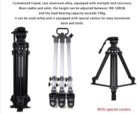 Teleprompter de 24 pulgadas de televisión y estudio de transmisión con un juego de deportes en vivo remotos