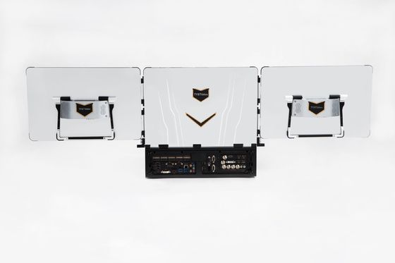 Transmisión en vivo Máquina todo en uno con conmutador de 12 canales incorporado y monitor de 17,3"