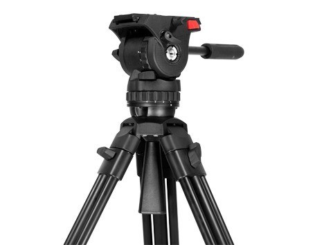 Tripod de cuenco de 75 mm para elevación profesional de cámaras Alturas de 780 mm-1700 mm, incluida la PTZ