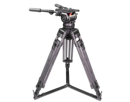 Bolso suave estándar V150 TYSTVideo Tripod profesional de fibra de carbono para grabación de video